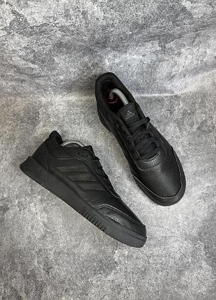 Оригінаоьні легкі кросівки / кеди adidas hoops 3.0 low (total black)
