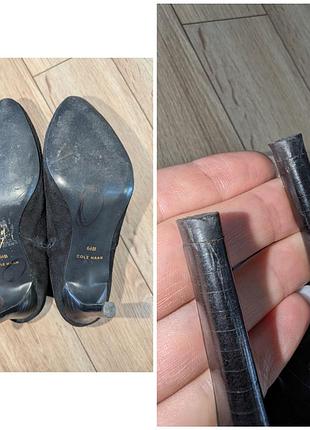 Замшевые ботфорты американского бренда cole haan 8