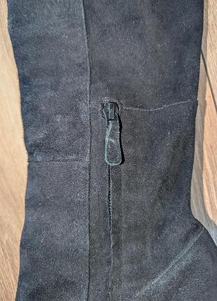 Замшевые ботфорты американского бренда cole haan 6