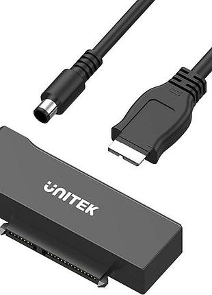 Адаптер конвертер для жорсткого диска unitek usb 3.0 to sata кабель для ssd до комп'ютера
