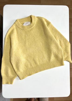 Лимонна кофтинка светрик zara