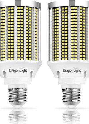 2 шт. світлодіодна лампа 50 w 6000 k e26 6000 лм dragonlight led corn bulb енергоощадна лампа з алюмінієвим корпусом