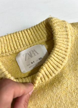 Лимонна кофтинка светрик zara 3