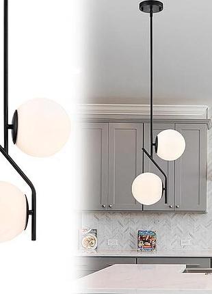 Двойной подвесной светильник alighting globe pendant light современный подвесной светильник с 2 лампами