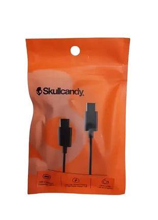 Кабель skullcandy usb-c to usb-c connector 60 вт 50 см качественный кабель type c