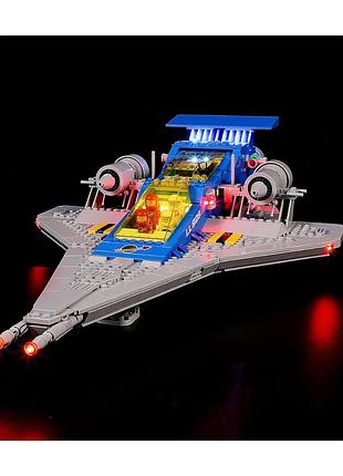 Світлодіодна підсвітка для lego 10497 icons galaxy explorer yeabricks llk533 комплект світлодіодної підсвітки для конструктора