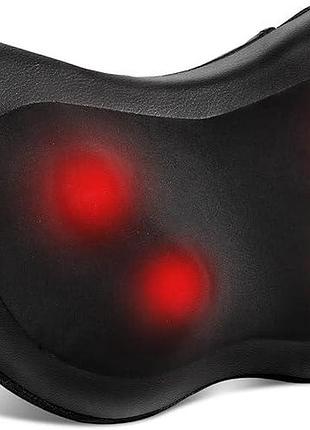 Подушка-массажер для шеи и спины massager pillow массажер шиацу с подогревом, портативный массажер