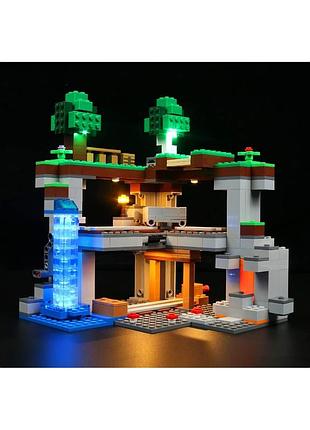 Подсветка для lego minecraft the first adventure 21169 lighting kit светодиодная подсветка для лего