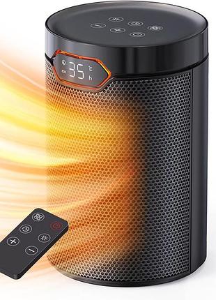Нагрівач 1500 вт space heater dh-qn31 електричний нагрівач з пультом дистанційного керування