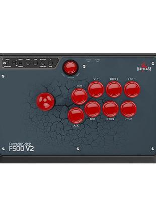 Універсальний аркадний джойстик mayflash wireless arcode stick f500 v2 ігровий геймпад для switch/switch 2, xbox, ps4, ps3