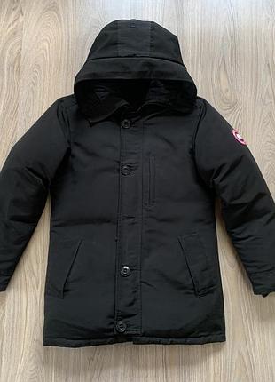 Мужская оригинальная зимняя пуховая куртка парка canada goose chateau parka