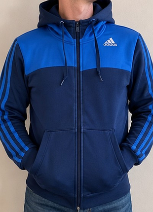 Чоловіча спортивна кофта-худі adidas climawarm синя s