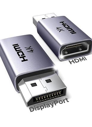 Набор из 2 адаптеров для внешнего монитора ugreen dp to hdmi переходник для внешнего монитора
