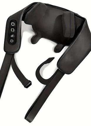 Электрический массажер для шеи и плеч neck massager jh-zr02 портативный шейный массажер