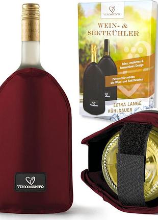 Охлаждающий манжет для вина vinomento wein- & sektkuhler многослойный манжет для охлаждения вина