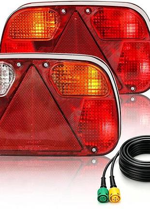 2 шт. задние фонари 12 в lkw rückleuchten комплект задних фонарей для грузовиков и прицепов