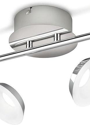 Светодиодный потолочный светильник на 2 лампы philips essentials spot light mackinaw 880lm 3000k современная потолочная led люстра