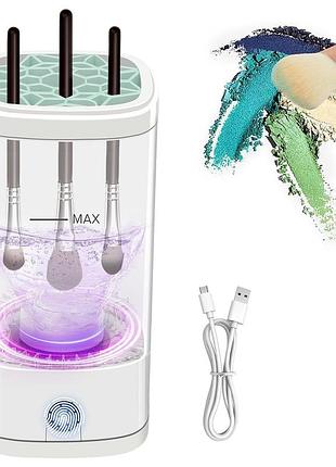 Электрический прибор для чистки кистей для макияжа moorstdel makeup brush cleaner автоматическая мойка кистей