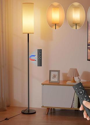Напольная лампа bokihuk floor lamp yc-fl-ebl торшер с ножным выключателем и 3-цветной регулировкой яркости