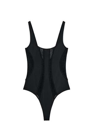 Жіноче боді zara чорне