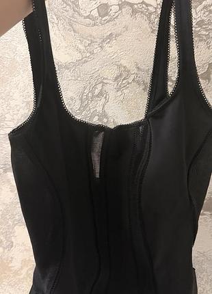Жіноче боді zara чорне 2
