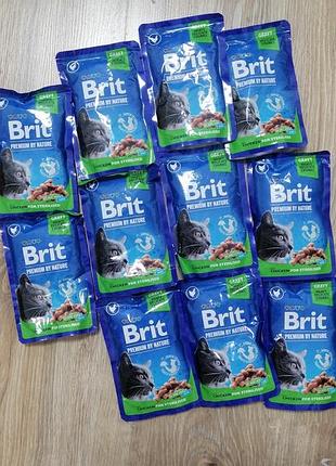 Пауч brit sterilised 11 пакетов