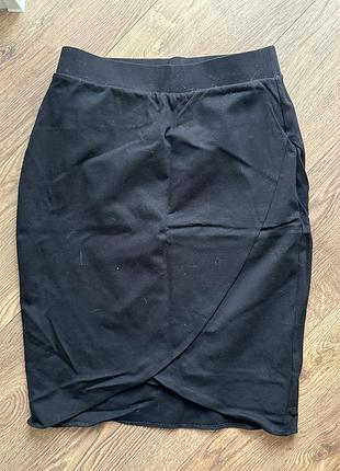 Жіноча спідниця-олівець reserved, чорна, розмір l