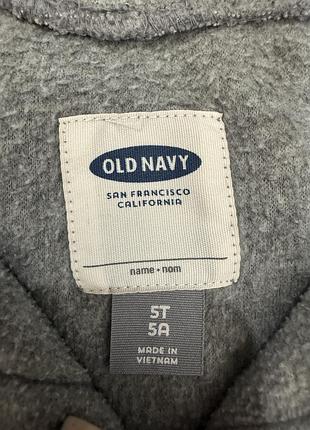 Худі для хлопчика old navy флісове сіре 2