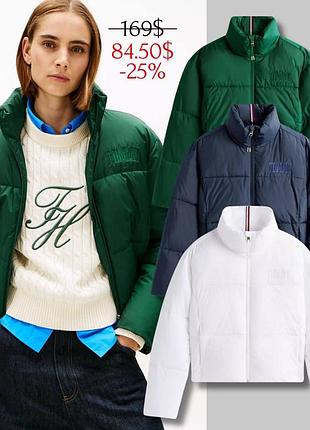 Куртка жіноча tommy hilfiger зелена m