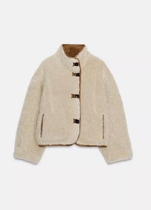 Жіноча двостороння дублянка zara