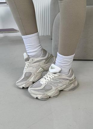 👕 new balance 9060 light beige 4