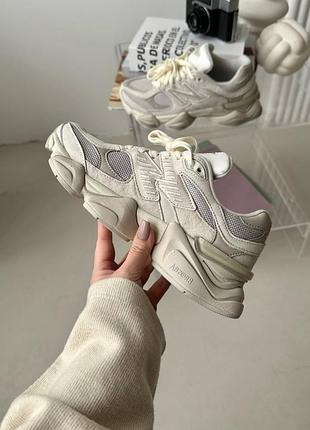 👕 new balance 9060 light beige 7