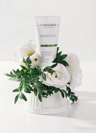 Дневной крем «абсолютная защита» spf 20 christina bio phyto 50 мл