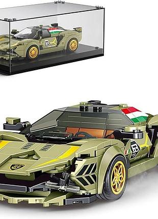 Конструктор машинка mould king model car 27003 игрушка модель автомобиля с витриной