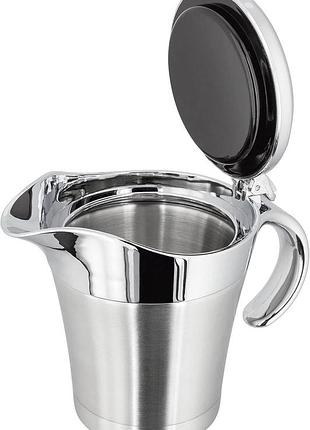 Соусниця 450 мл thermal gravy pot глечик для соусу з неіржавкої сталі з подвійними стінками для термоізоляції