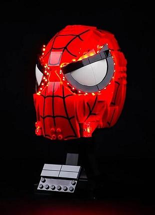 Комплект светодиодного подсветки для lego lighting kit gc635 76285 led освещение для lego spider-man's mask
