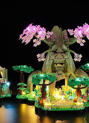 Набор светодиодных ламп menzava освещение для конструктора lego 77092 great deku tree 2-в-1