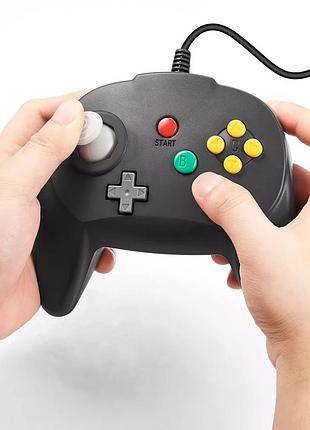 Дротовий контролер miadore n64 2.4g wireless controller класичний ретро-геймпад для консолі nintendo