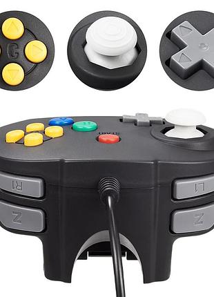 Дротовий контролер miadore n64 2.4g wireless controller класичний ретро-геймпад для консолі nintendo 3