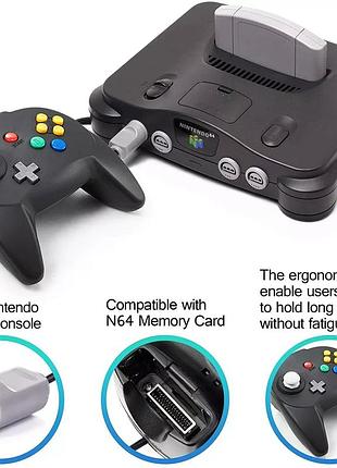 Дротовий контролер miadore n64 2.4g wireless controller класичний ретро-геймпад для консолі nintendo 7