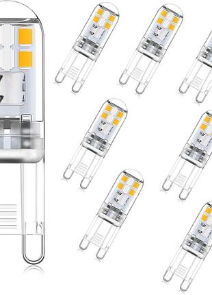 8 шт. светодиодные лампы 2 вт g9 2700k daihhza g9-2835-16led комплект светодиодных ламп для комнатных светильников