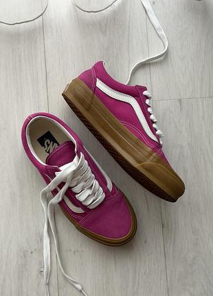 Кеди жіночі vans old skool рожеві, р. 37
