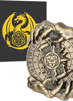 Рулетка-спінер для d&d keller & weber toy amjfj-pdnd0001 металевий спінер для настільної гри dungeons& dragons