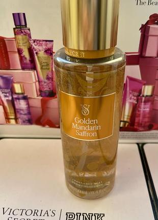 Спрей victoria's secret golden mandarin saffron body mist оригинал