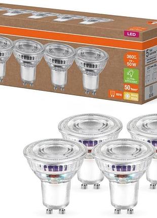 5шт. светодиодные лампы osram led bulbs e27 50w replacement 2700k лампы с теплым белым светом