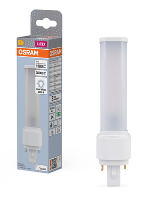 Led лампа 1100lm 4000k 9w osram ac71107 светодиодная замена люминесцентной лампы