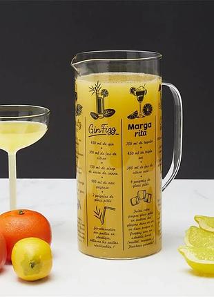 Кувшин для коктейлей comptoir du caviste cocktail carafe 2 л стеклянный графин для вечеринок
