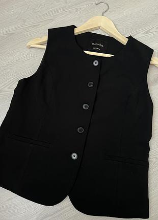 Вовняна жилетка massimo dutti 4