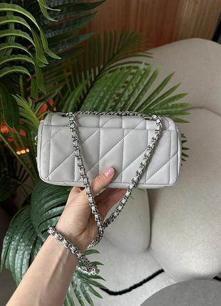 Сумка coach tabby shoulder bag 20 with quilting gray 6