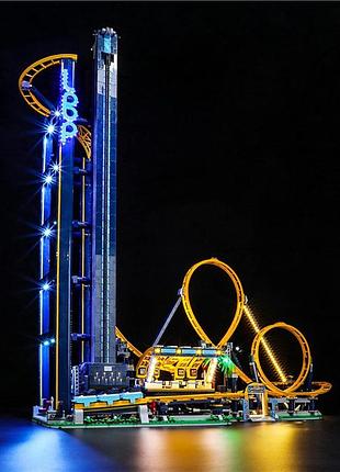 Комплект світлодіодної підсвітки geament led lighting kit for loop coaster llk531 набір освітлення для моделі creator 10303